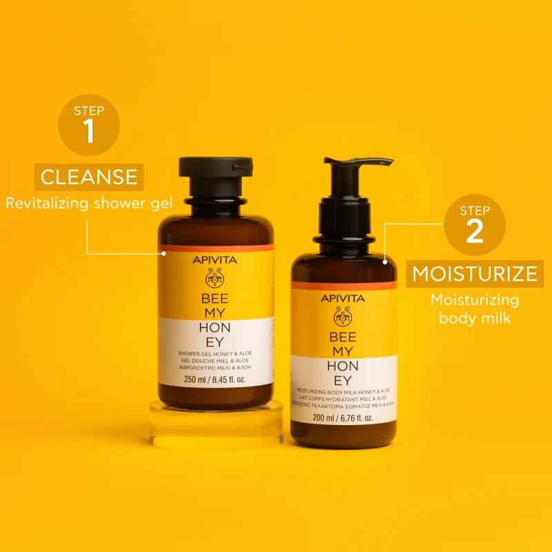 Apivita Bee My Honey Shower Gel hidratáló tusoló gél 250 ml