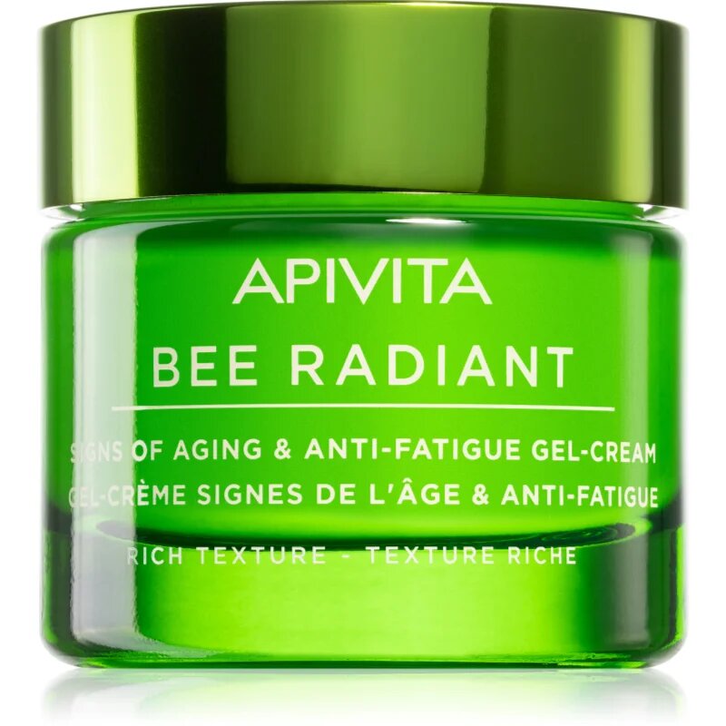 Apivita Bee Radiant Cream - Rich Texture extra tápláló arckrém a bőr öregedése ellen és a bőr feszesítéséért 50 ml