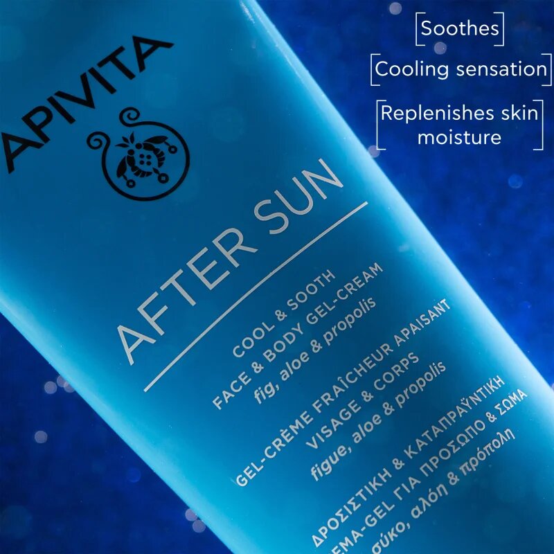 Apivita Bee Sun Safe After Sun Cool & Sooth Face & Body géles krém napozás után 200 ml