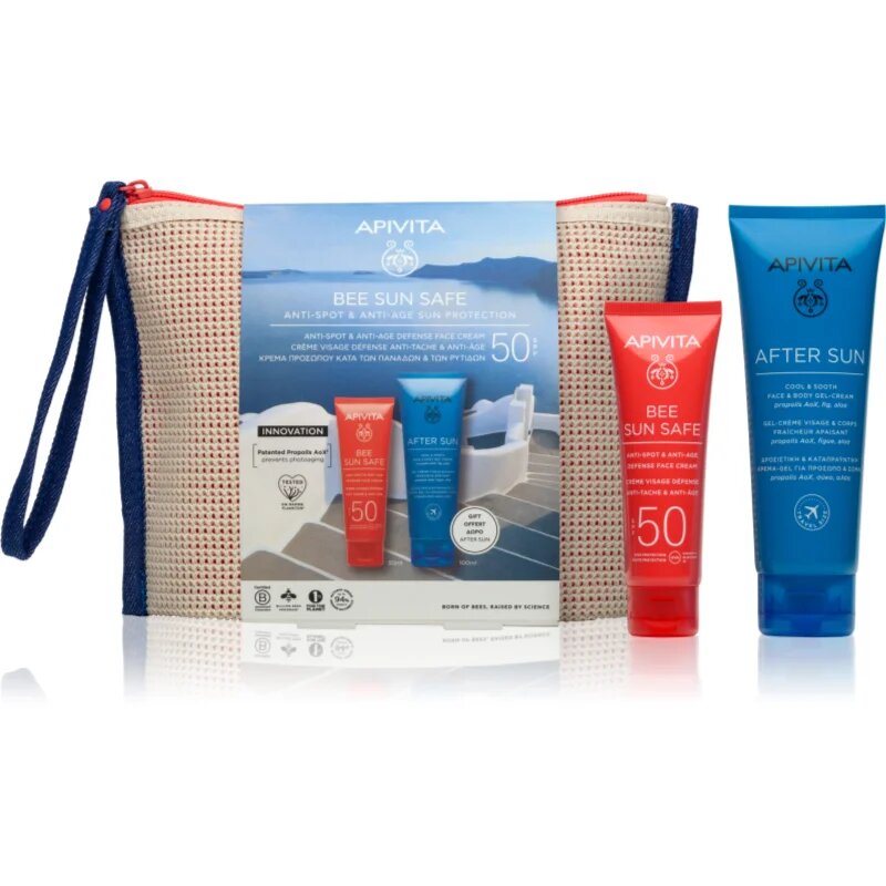Apivita Bee Sun Safe Anti-spot & Anti-age Sun Protection szett napozáshoz