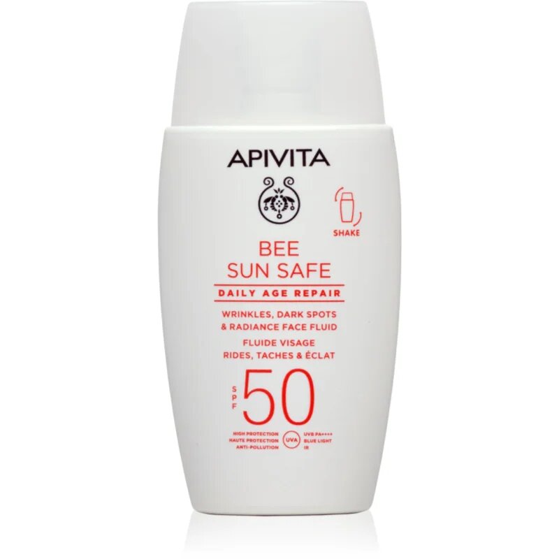 Apivita Bee Sun Safe Daily Age Repair Fluid SPF50 Védő fluid ráncok ellen SPF 50 50 ml