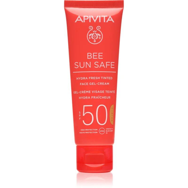 Apivita Bee Sun Safe Hydra Face Tinted Gel-Cream SPF50 tonizáló géles kérm SPF 50 50 ml