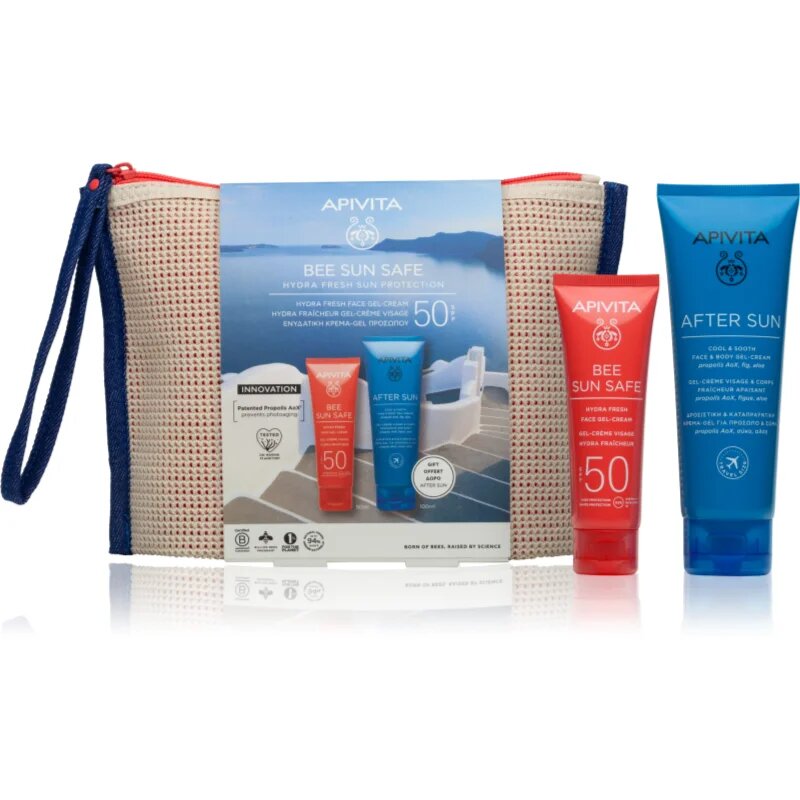 Apivita Bee Sun Safe Hydra Fresh Sun Protection szett napozáshoz