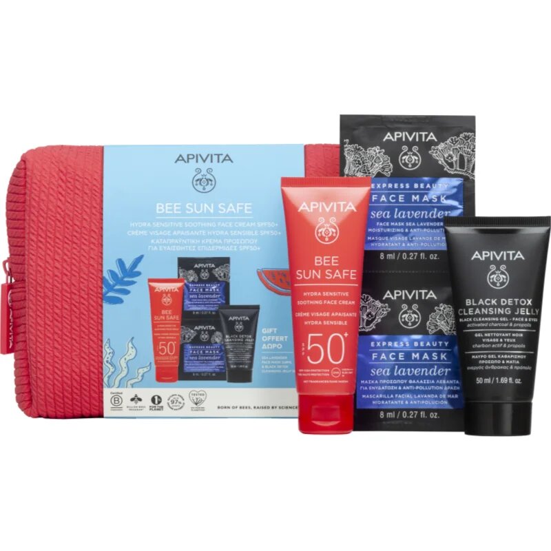Apivita Bee Sun Safe Hydra Sensitive Gift Set ajándékszett SPF 50+
