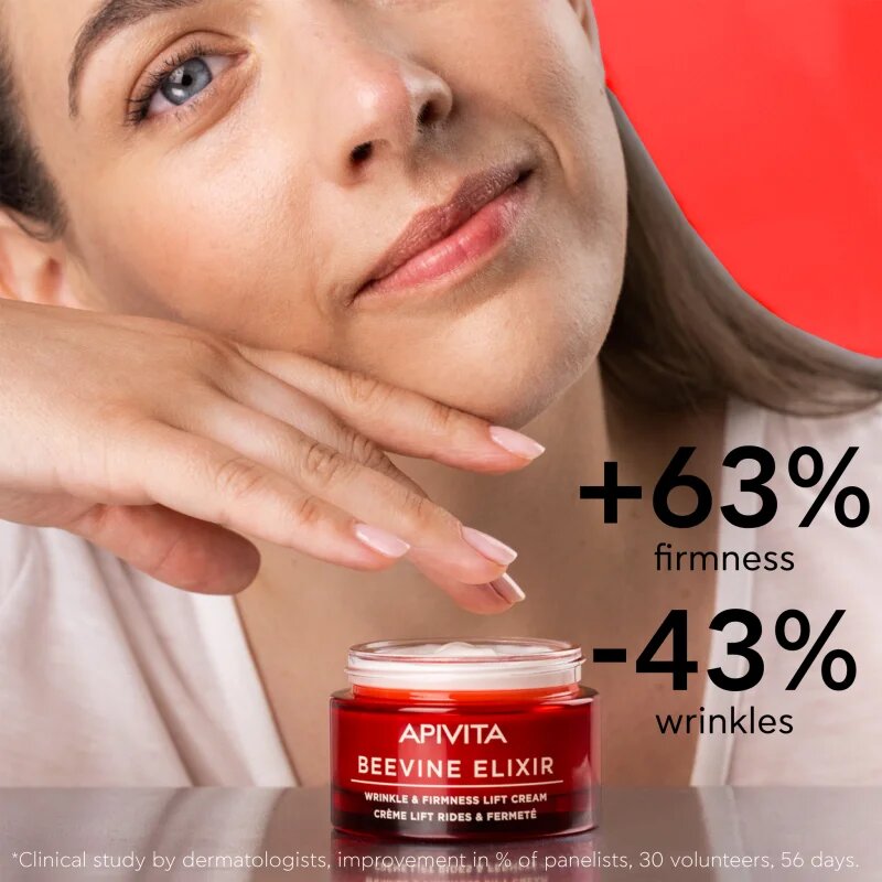 Apivita Beevine Elixir Cream Light liftinges feszesítő krém a ráncok ellen 50 ml