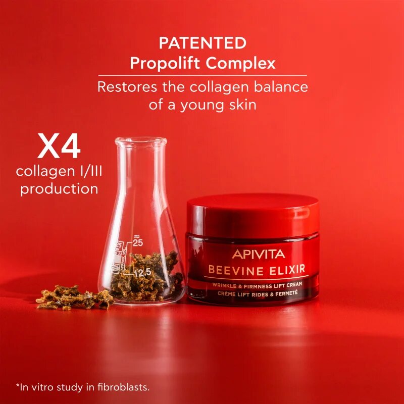 Apivita Beevine Elixir Cream Light liftinges feszesítő krém a ráncok ellen 50 ml