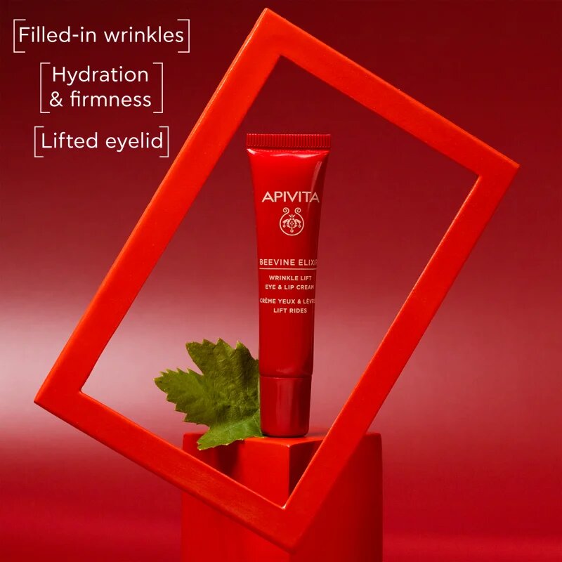 Apivita Beevine Elixir Eye & Lip cream intenzív liftinges szemkrém a ráncok és a sötét karikák ellen 15 ml