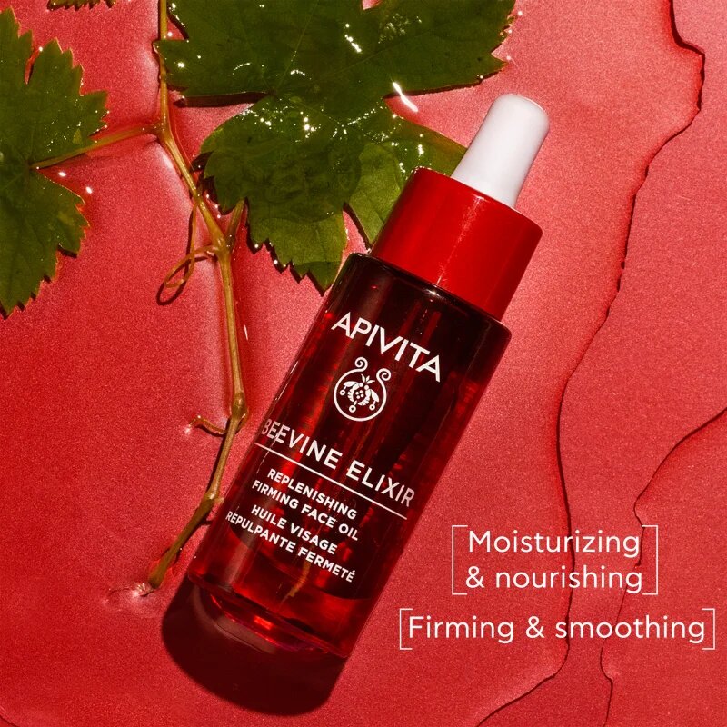 Apivita Beevine Elixir Replenishing Face Oil tápláló arcolaj revitalizáló hatással 30 ml