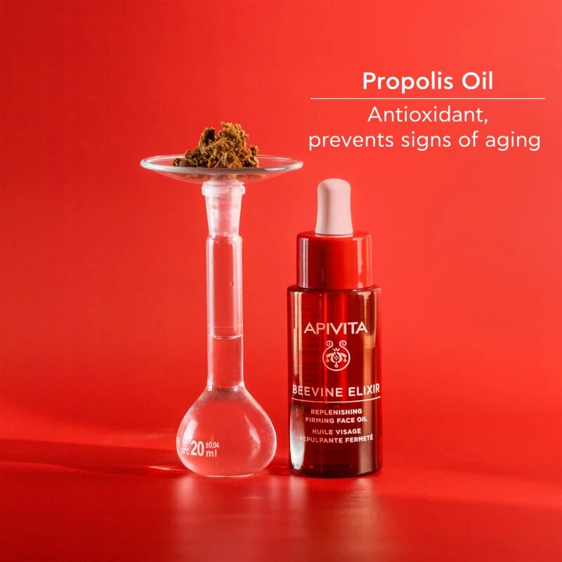 Apivita Beevine Elixir Replenishing Face Oil tápláló arcolaj revitalizáló hatással 30 ml