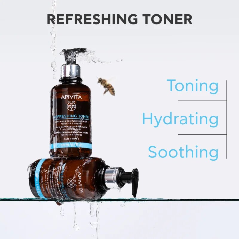 Apivita Cleansing Refreshing Toner tisztító és nyugtató toner 200 ml