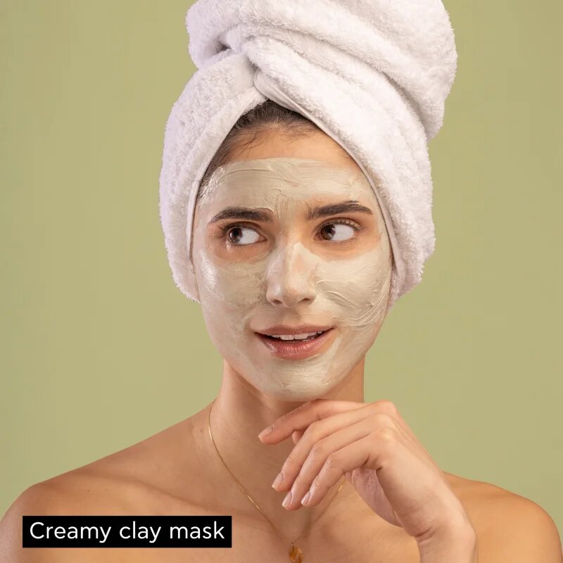 Apivita Express Beauty Cleansing Face Mask Green Clay tisztító és kisimító arcmaszk zöld agyaggal 2x8 ml