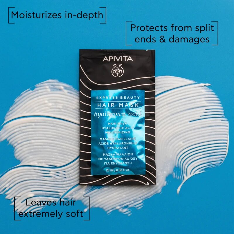 Apivita Express Beauty Hair mask Moisturizing hidratáló maszk hajra 20 ml