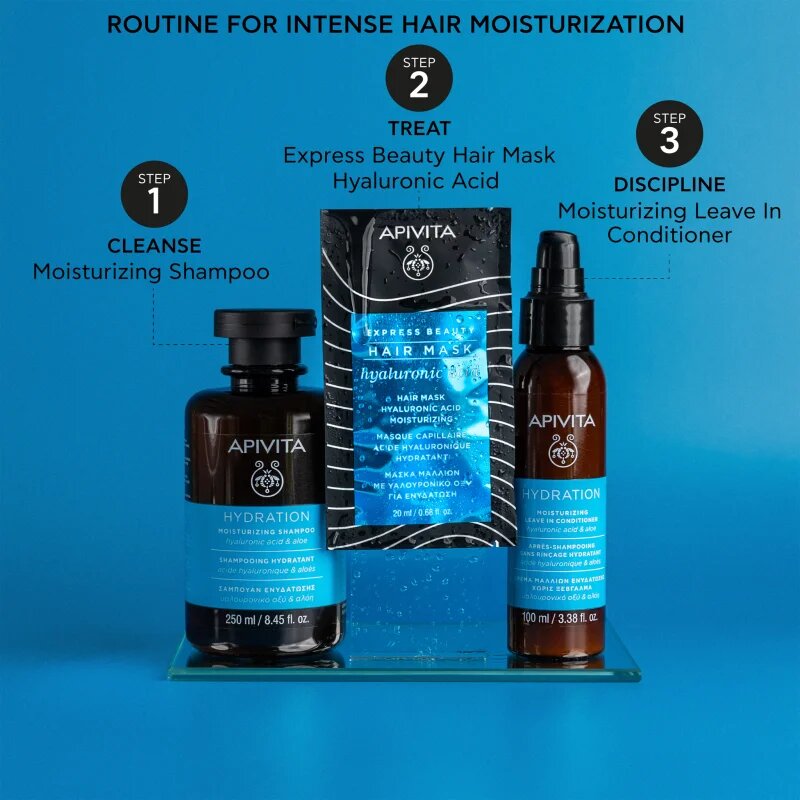 Apivita Express Beauty Hair mask Moisturizing hidratáló maszk hajra 20 ml