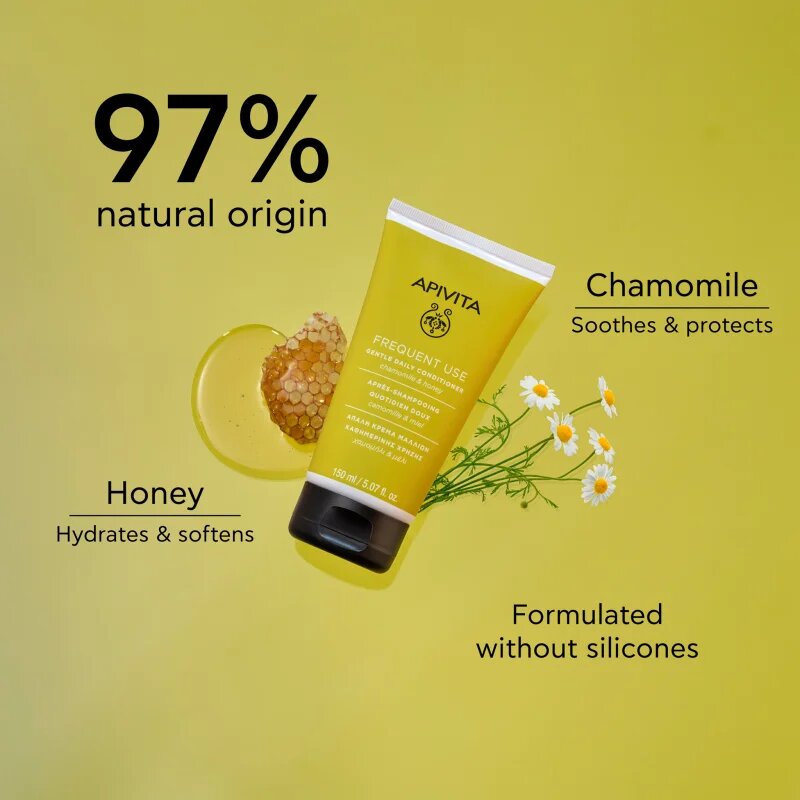 Apivita Frequent Use Gentle Daily Conditioner Kondícionáló minennapi használatra kamillával 150 ml