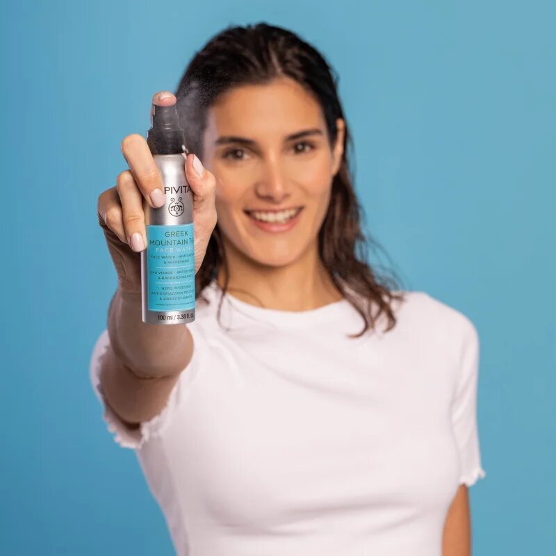 Apivita Greek Mountain Tea Face Water antioxidációs hidratáló permet 100 ml