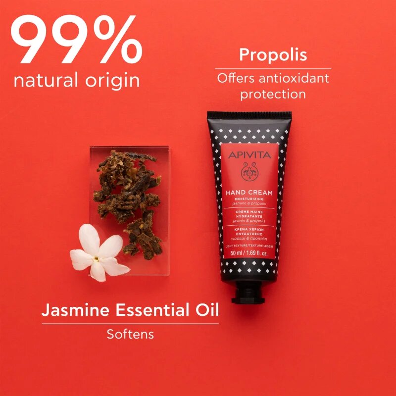 Apivita Hand Care Hand Cream Propolis Light texture hidratáló kézkrém 50 ml
