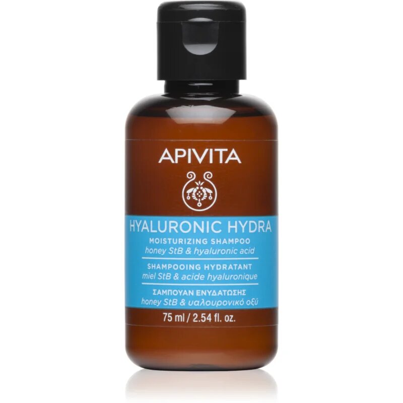 Apivita Hyaluronic Hydra Moisturizing Shampoo hidratáló sampon 75 ml