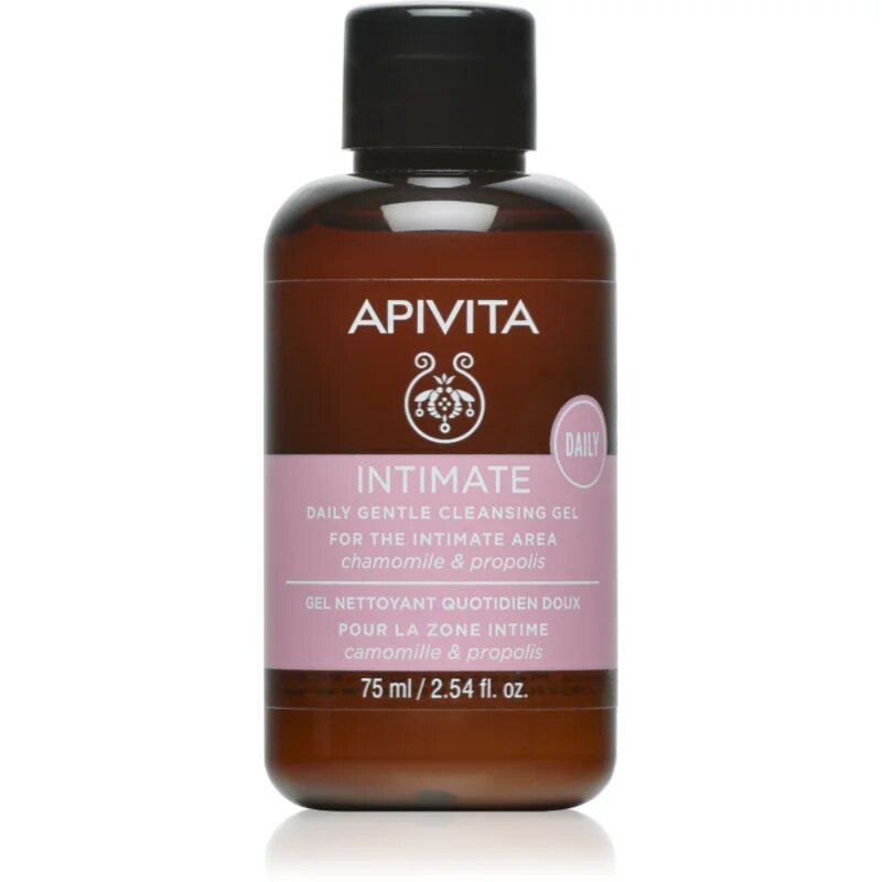 Apivita Intimate Daily Cleansing Gel frissítő intim higiéniás gél 75 ml