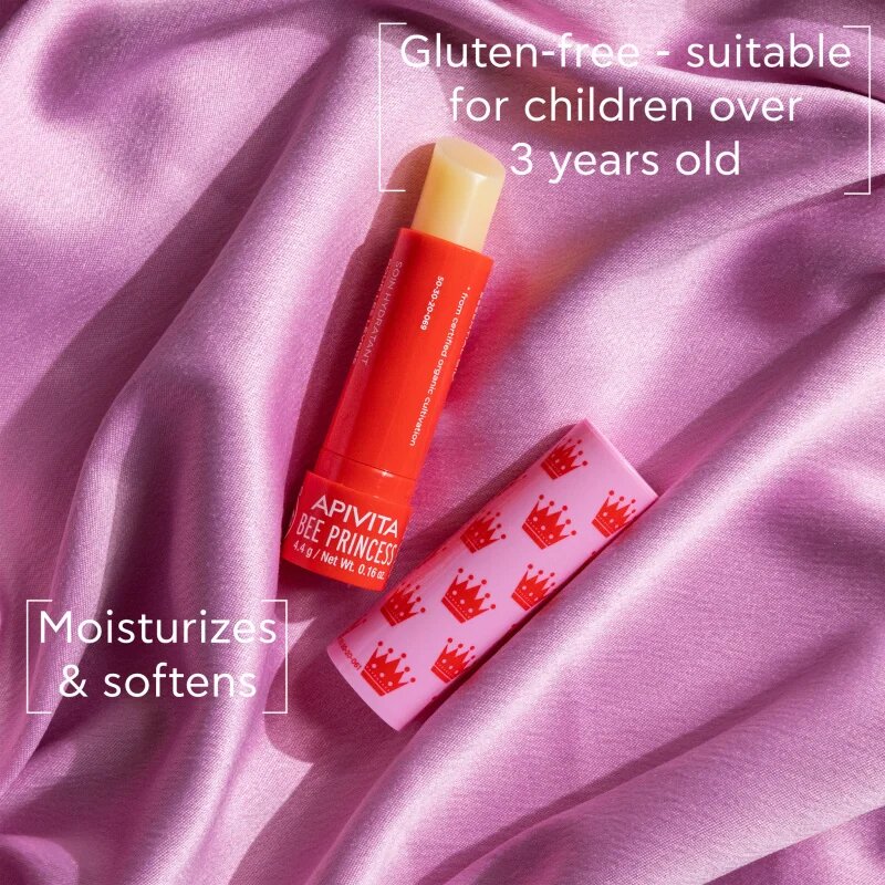 Apivita Lip Care Bee Princess hidratáló ajakbalzsam gyermekeknek 4.4 g