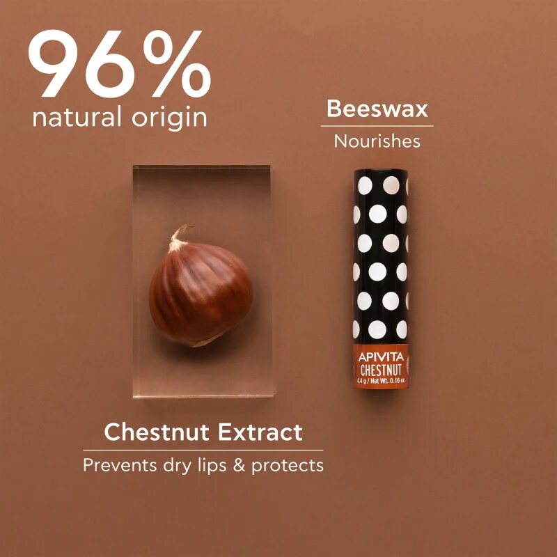 Apivita Lip Care Chestnut tinted tonizáló ajakbalzsam 44 g