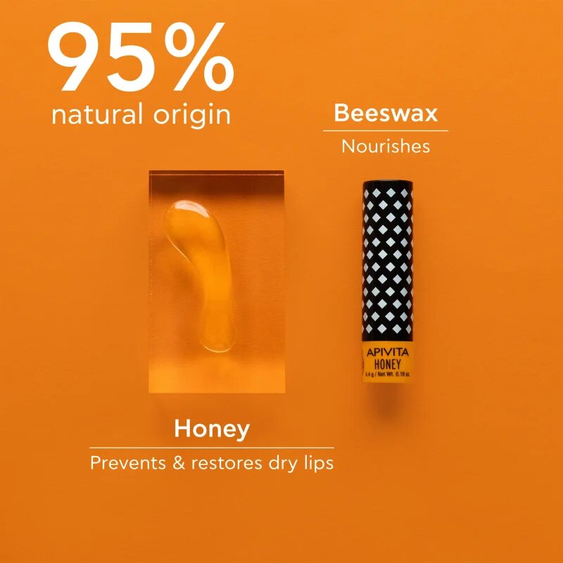 Apivita Lip Care Honey regeneráló szájbalzsam 4.4 g