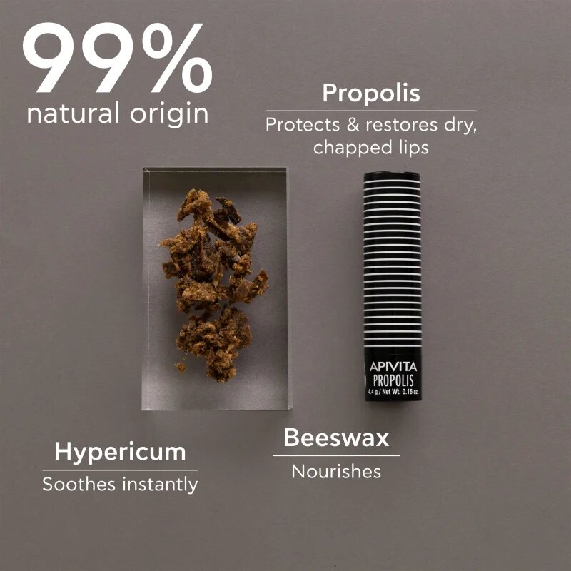 Apivita Lip Care Propolis balzsam a száraz és cserepes ajkakra 4.4 g