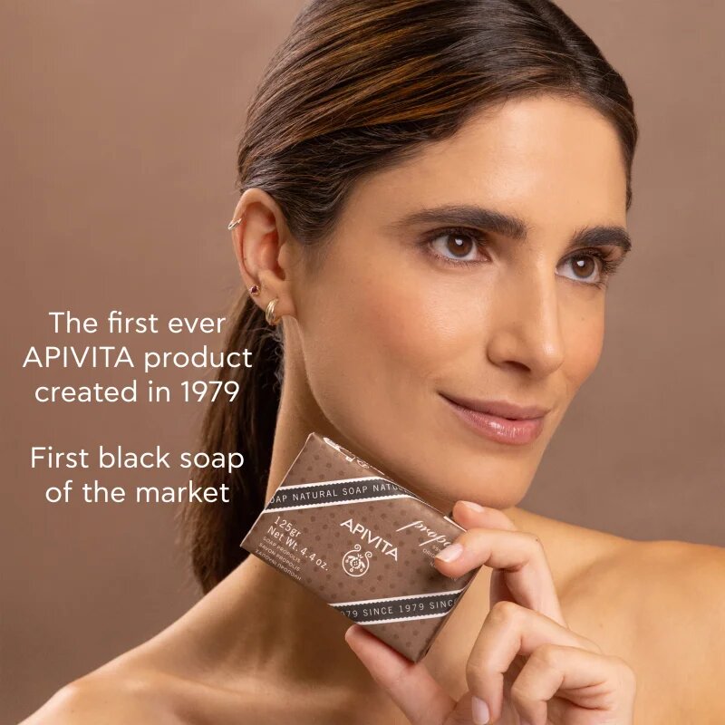 Apivita Natural Soap Propolis tisztító kemény szappan 125 g