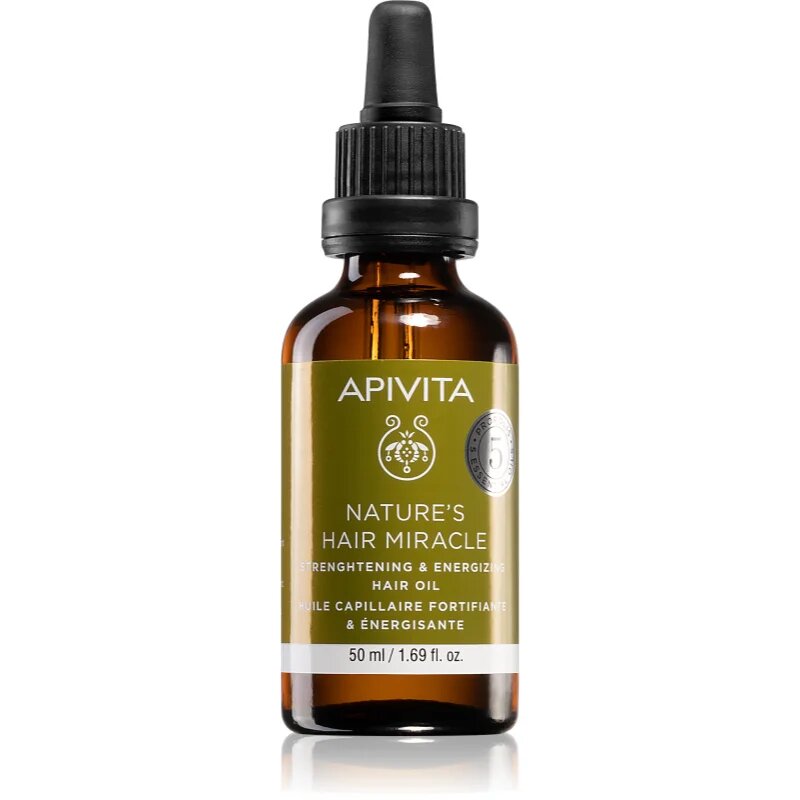 Apivita Nature's Hair Miracle Strengthening Hair Oil olaj a haj megerősítésére 50 ml