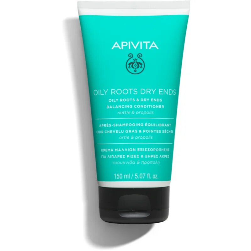 Apivita Oily Roots & Dry Ends Balancing Conditioner kondicionáló zsíros fejbőrre és száraz hajvégekre 150 ml