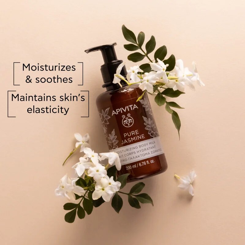 Apivita Pure Jasmine Body Milk hidratáló testápoló tej 200 ml