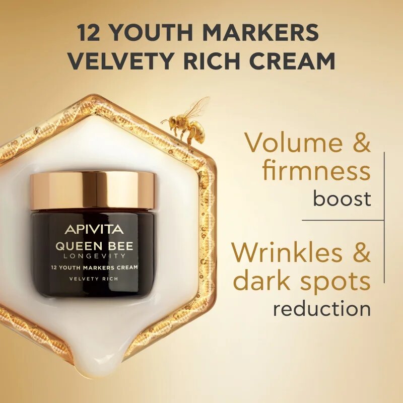 Apivita Queen Bee Longevity gazdag krém a ráncok ellen 50 ml