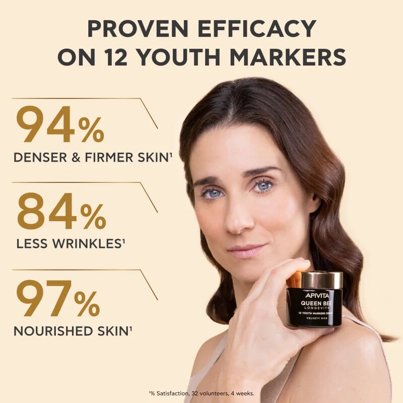 Apivita Queen Bee Longevity gazdag krém a ráncok ellen 50 ml