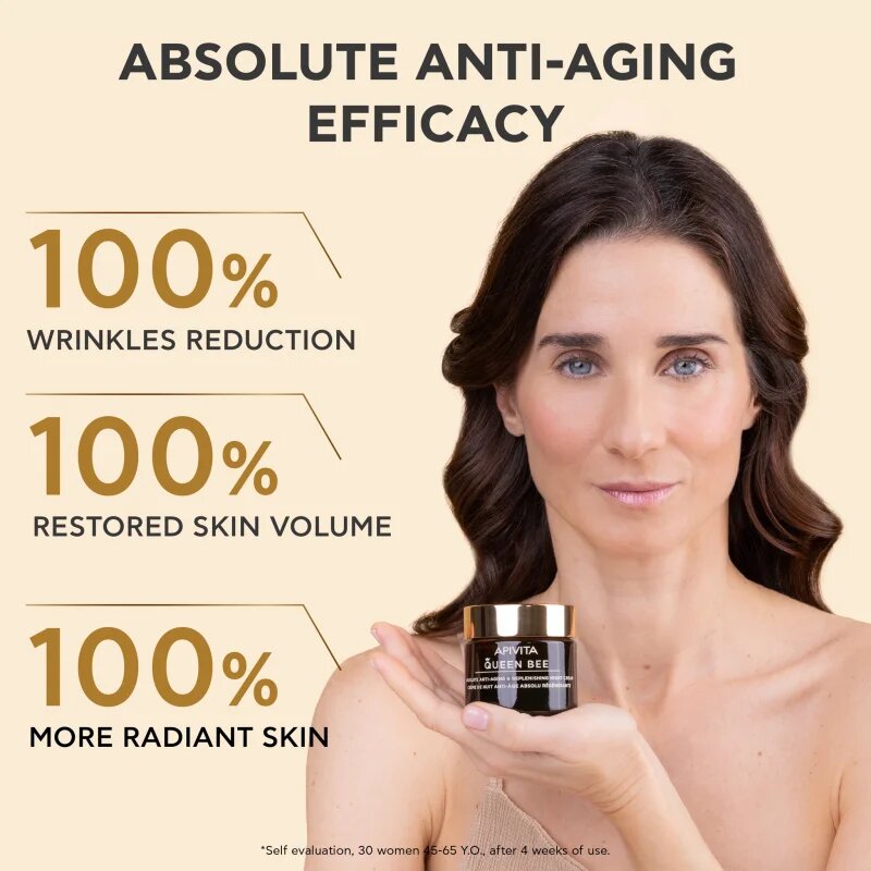 Apivita Queen Bee Night Cream feszesítő éjszakai ráncellenes krém 50 ml