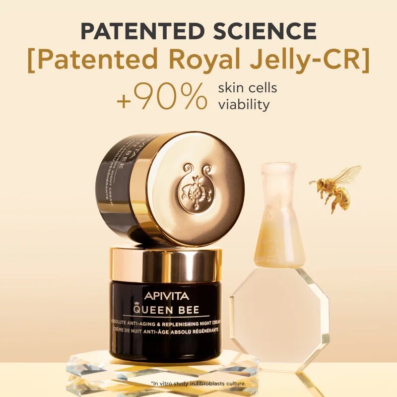 Apivita Queen Bee Night Cream feszesítő éjszakai ráncellenes krém 50 ml