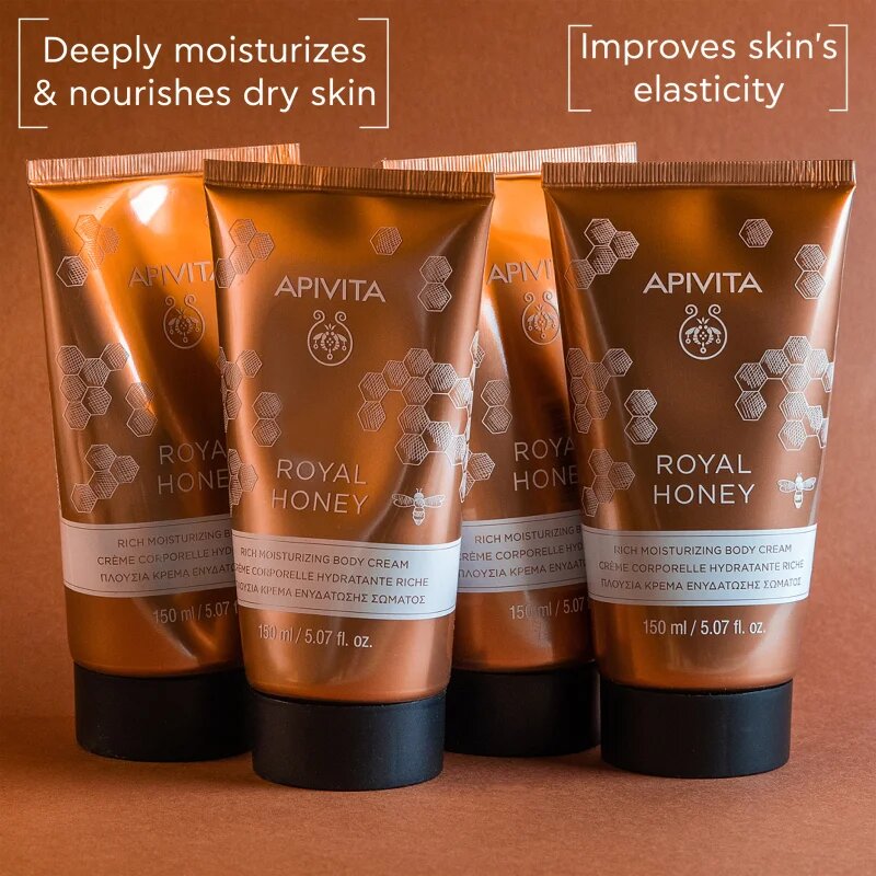 Apivita Royal Honey Rich Body Cream hidratáló testkrém 150 ml