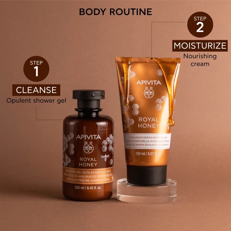 Apivita Royal Honey Rich Body Cream hidratáló testkrém 150 ml