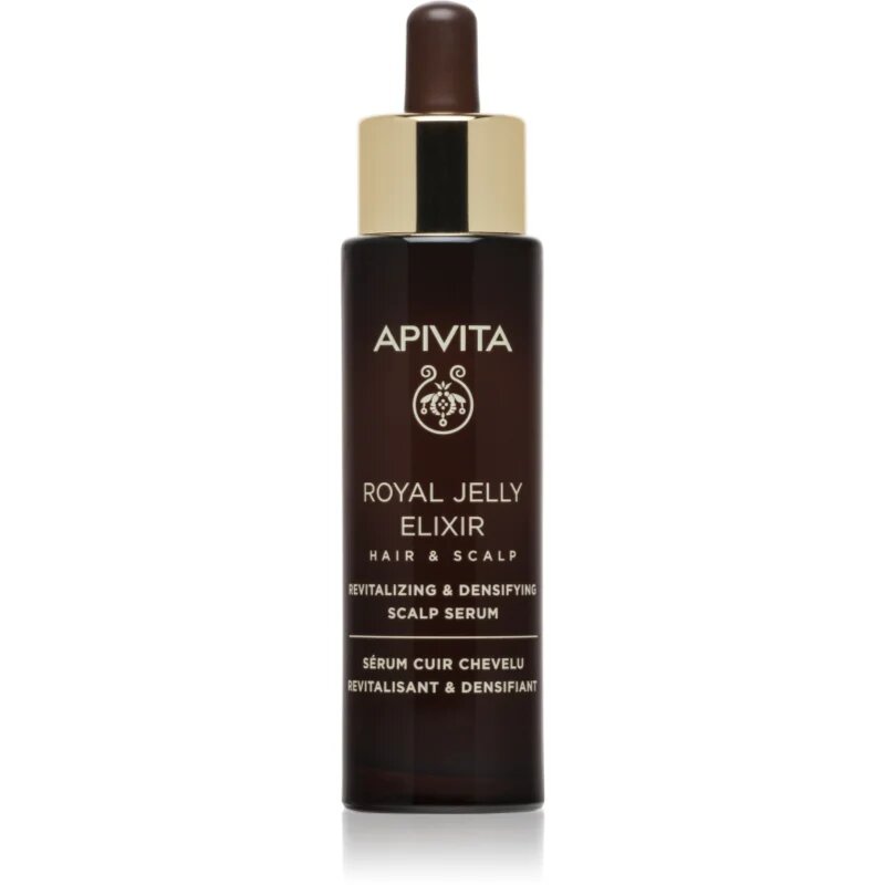 Apivita Royal Jelly Elixir Revitalizing & Densifying Scalp Serum revitalizáló szérum fejbőrre 50 ml