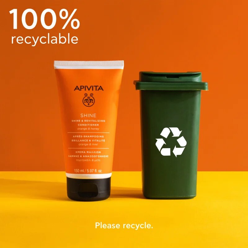 Apivita Shine Revitalizing Conditioner revitalizáló kondicionáló a fakó haj ragyogásáért 150 ml