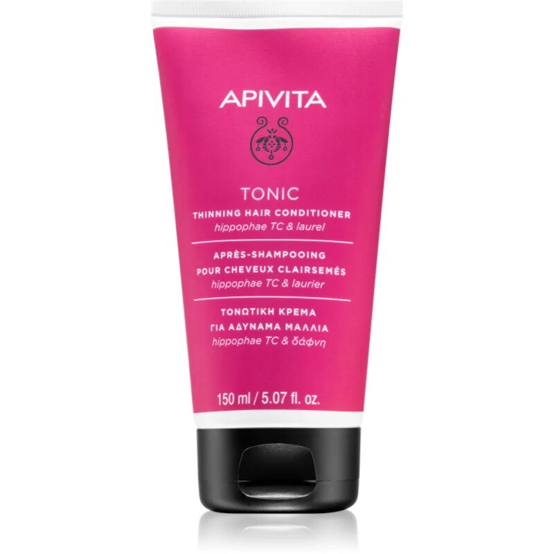 Apivita Tonic Thinning Hair Conditioner tonizáló kondicionáló vékony szálú hullásra hajlamos hajra 150 ml