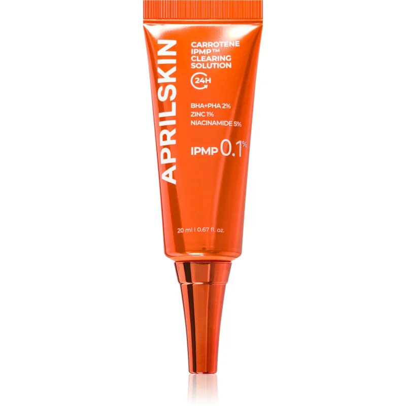 APRILSKIN Carrotene IPMP Clearing Solution pigmentfoltok elleni helyi ápolás problémás és pattanásos bőrre 20 ml