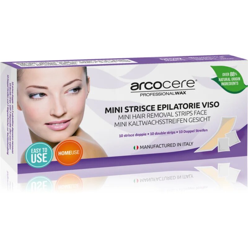 Arcocere Professional Wax gyantacsíkok az arcra hölgyeknek 10 db