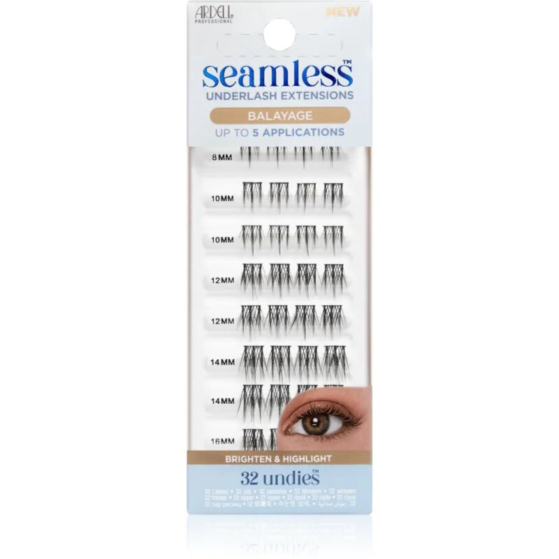 Ardell Seamless Refill Light Modern műszempillák Balayage 32 db