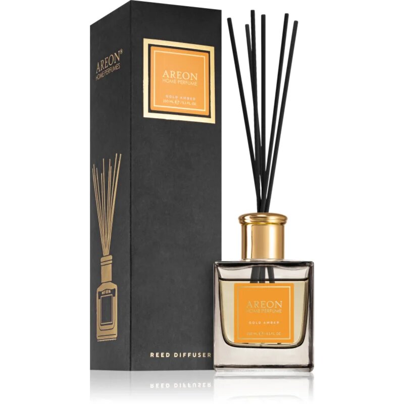 Areon Home Black Gold Amber Aroma diffúzor töltettel 150 ml