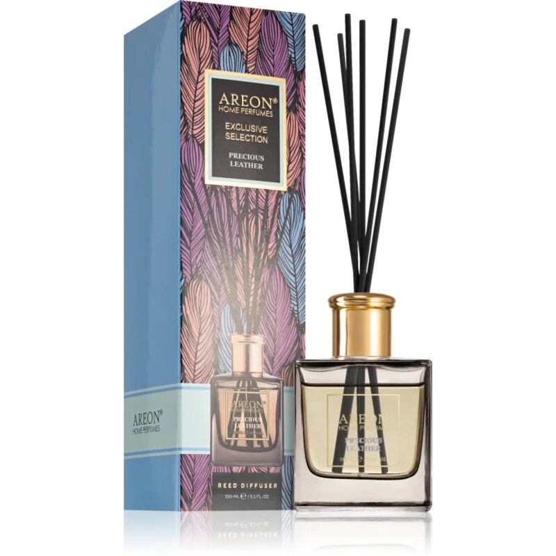Areon Home Exclusive Precious Leather Aroma diffúzor töltettel 150 ml