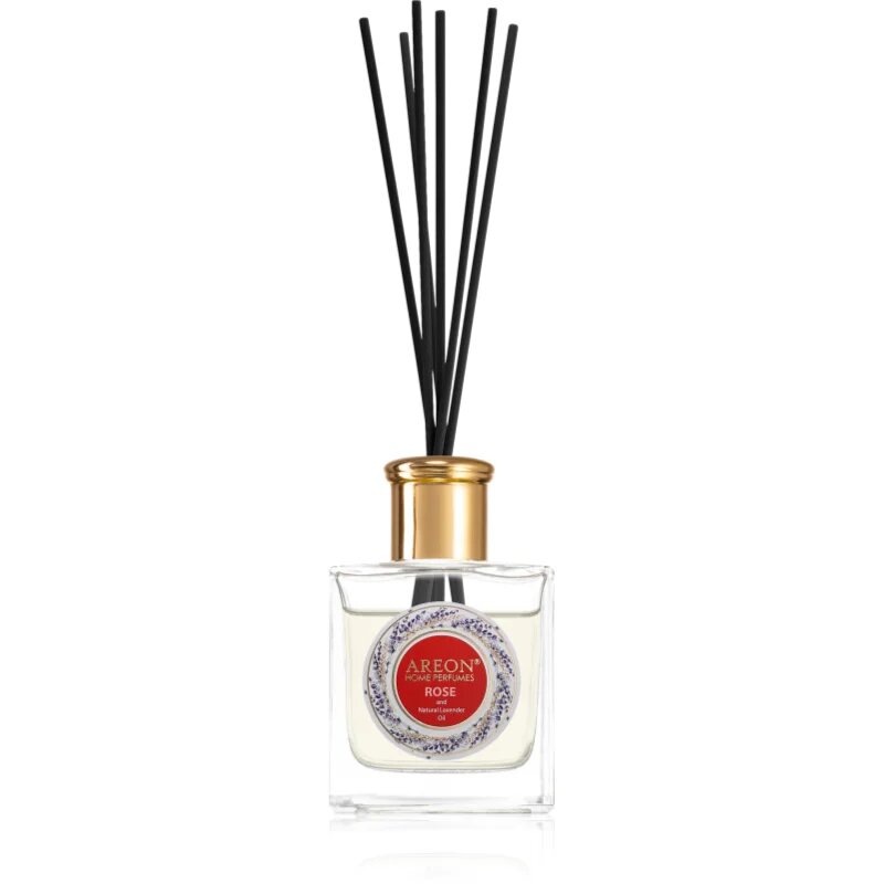 Areon Home Perfumes Rose & Lavender Oil Aroma diffúzor töltettel 150 ml