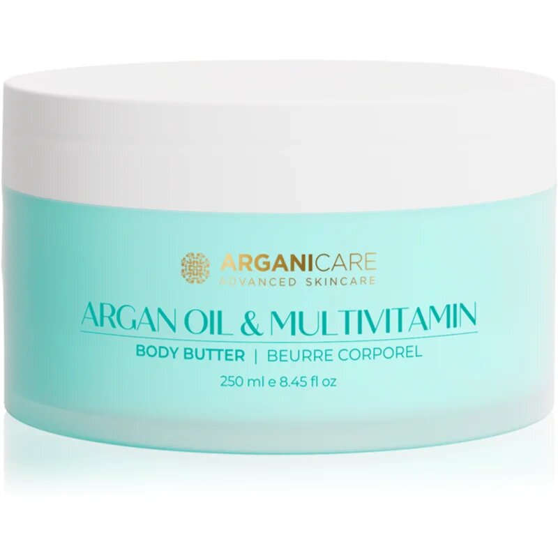 Arganicare Body Butter Argan Oil & Multivitamins testvaj Argán olajjal 250 ml