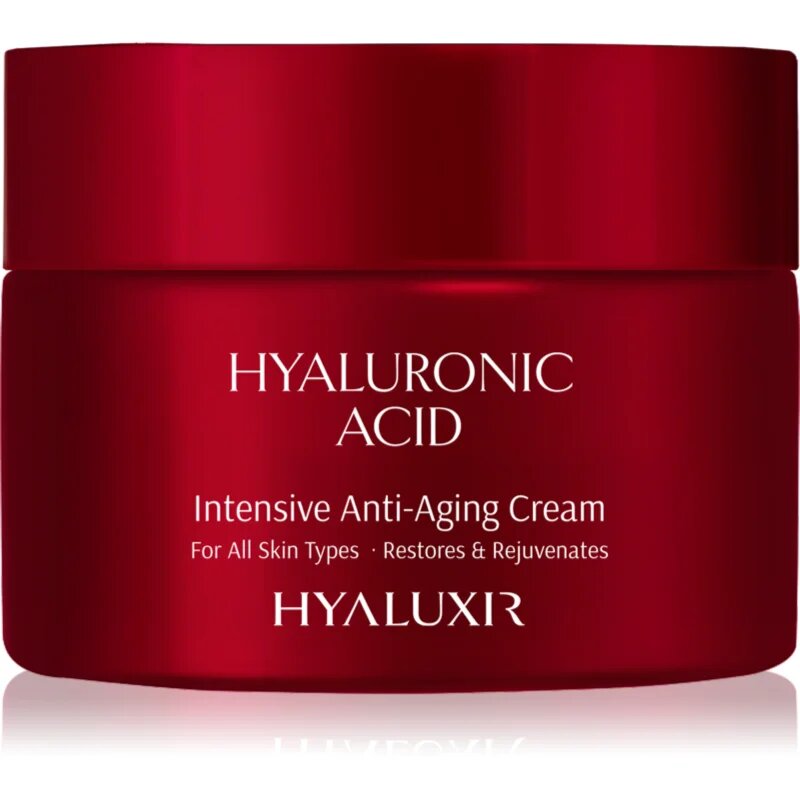 Arganicare Hyaluxir Intensive Anti Aging Cream öregedés elleni krém hialuronsavval 50 ml