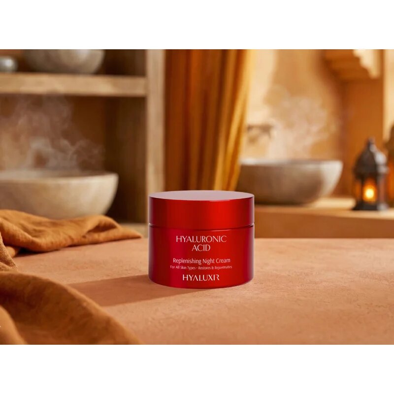 Arganicare Hyaluxir Replenishing Night Cream éjszakai krém a bőröregedés ellen 50 ml
