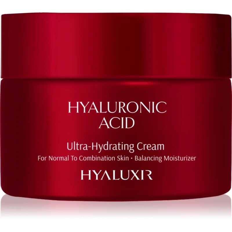 Arganicare Hyaluxir Ultra-Hydrating Cream mélyen hidratáló krém normál és kombinált bőrre 50 ml