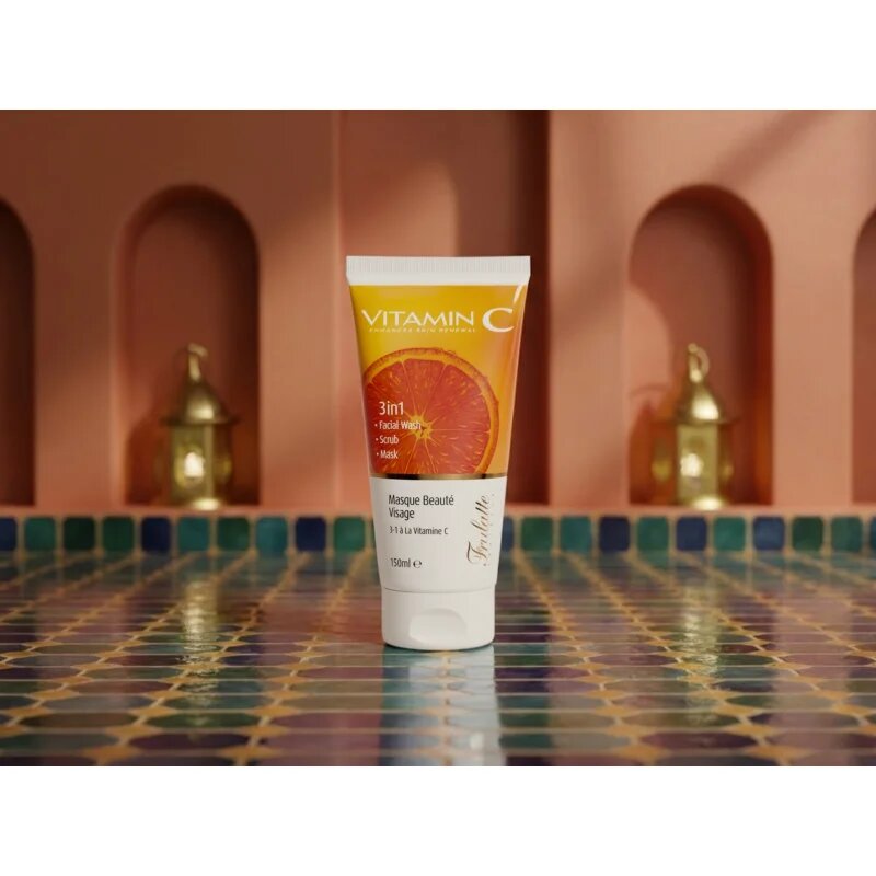 Arganicare Vitamin C 3 in 1 tisztító peeling 3 in 1 150 ml